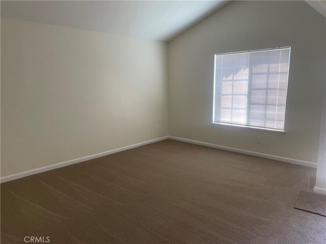 8772 Mignonette St, Rancho Cucamonga, CA 91701 - unfurnished room featuring vaulted ceiling and carpet floors