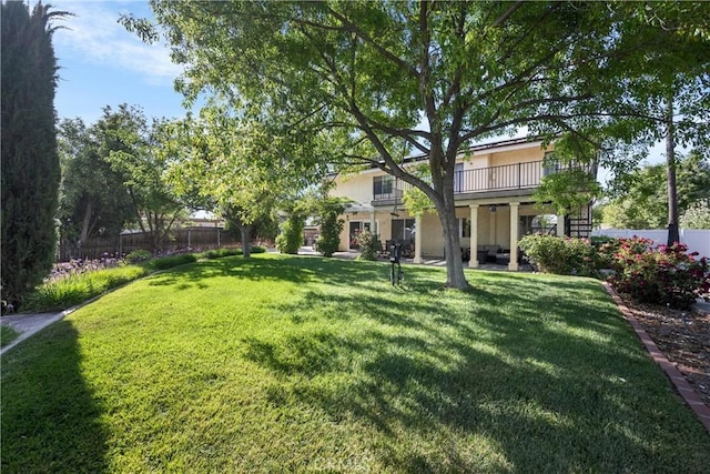 28863 Capano Bay Ct, Menifee, CA 92584 - view of yard featuring stairway and a patio