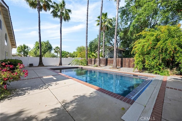 28863 Capano Bay Ct, Menifee, CA 92584 - view of pool with a fenced backyard and a patio area
