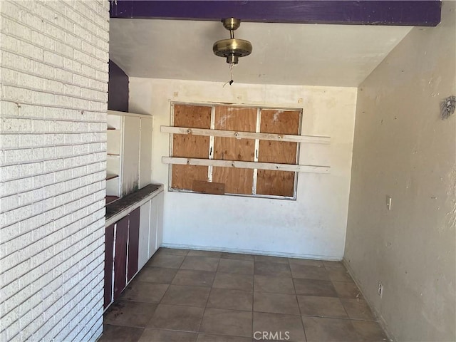 view of tiled empty room