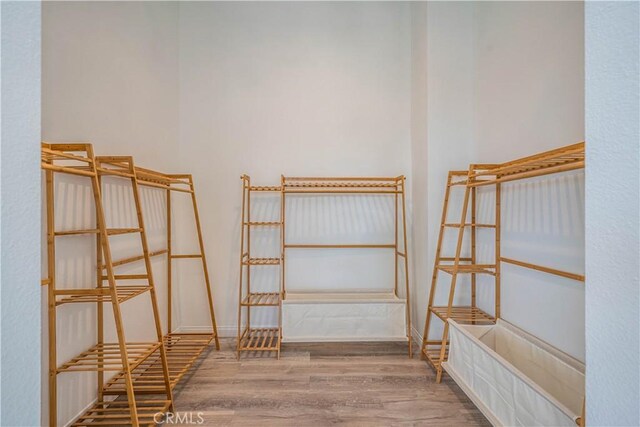 29847 Smugglers Point Dr, Canyon Lake, CA 92587 - walk in closet with wood finished floors