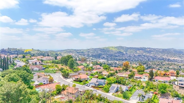 3137 Cabo Blanco Dr, Hacienda Heights, CA 91745 - bird's eye view featuring a mountain view and a residential view