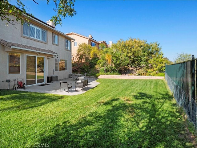 25626 Moore Ln, Stevenson Ranch, CA 91381 - view of yard with a patio area and cooling unit
