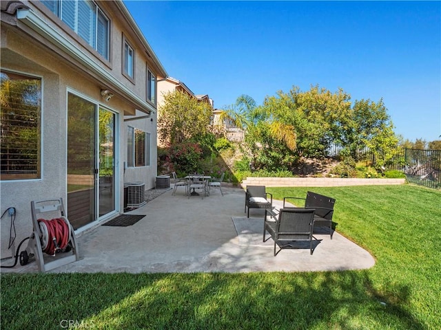 25626 Moore Ln, Stevenson Ranch, CA 91381 - view of patio featuring cooling unit