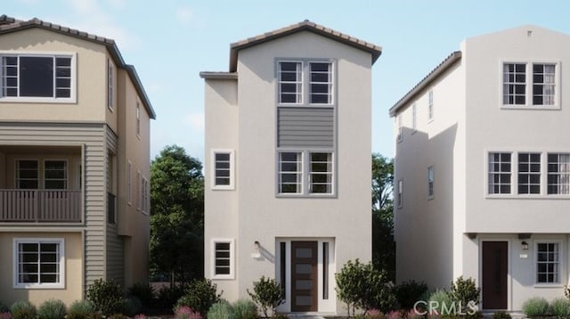 view of front of property with stucco siding