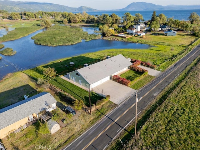 2260 Lakeshore Blvd, Upper Lake, CA 95485 - aerial view of a water and mountain view
