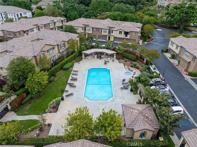 25102 Goodrich Ct, Stevenson Ranch, CA 91381 - birds eye view of property with a residential view