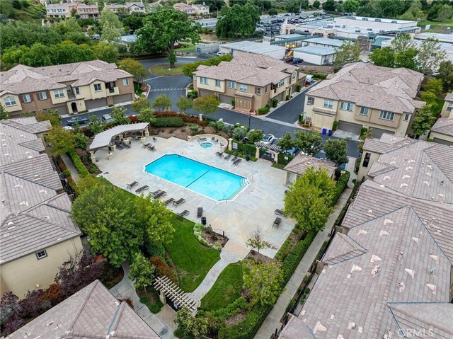 25102 Goodrich Ct, Stevenson Ranch, CA 91381 - birds eye view of property featuring a residential view