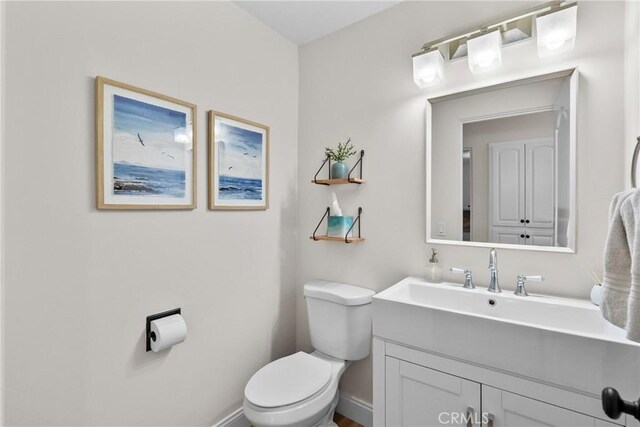 25174 Mulholland Hwy, Calabasas, CA 91302 - half bathroom with vanity and toilet