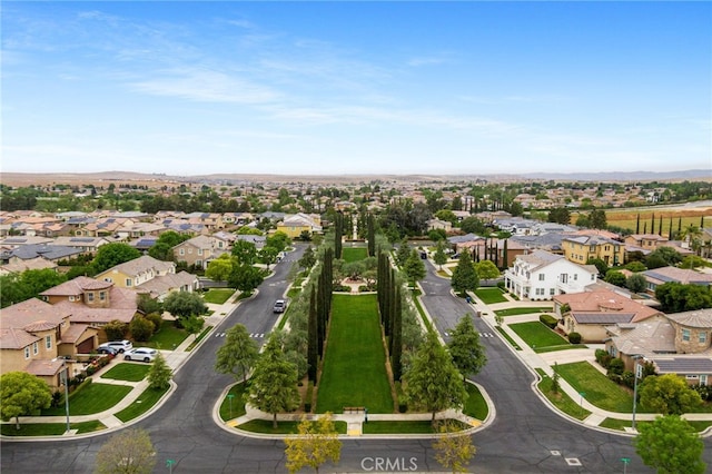 5206 Village Green Ln, Bakersfield, CA 93306 - aerial view of residential area with mountains