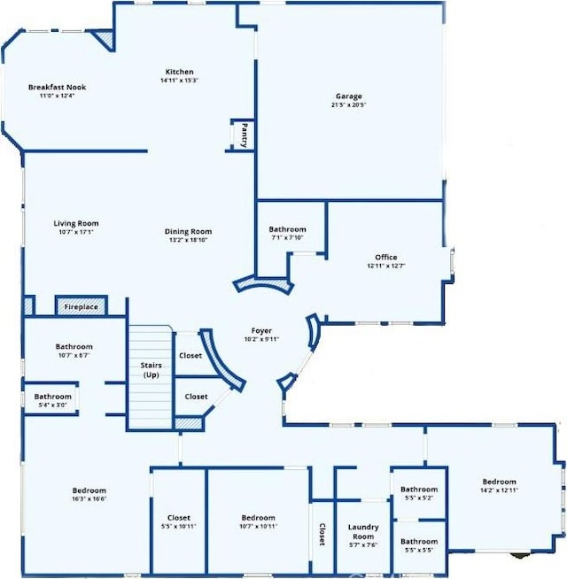 5206 Village Green Ln, Bakersfield, CA 93306 - property floor plan