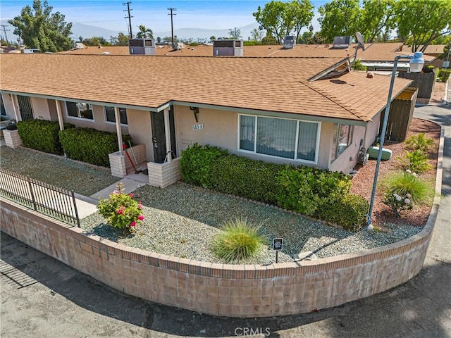 603 S Palm Ave Unit A, Hemet, CA 92543 - single story home featuring roof with shingles and stucco siding