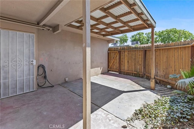 603 S Palm Ave Unit A, Hemet, CA 92543 - view of patio with fence