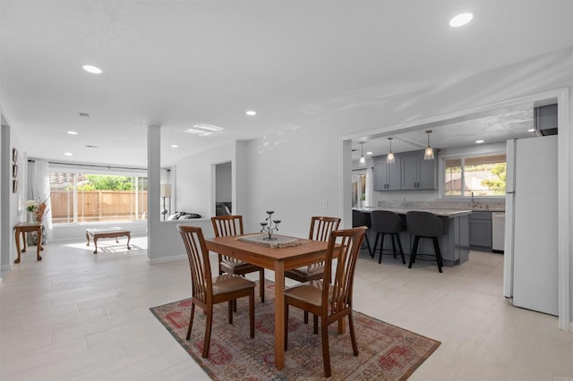10954 Cool Lake Ter, San Diego, CA 92128 - dining area with recessed lighting