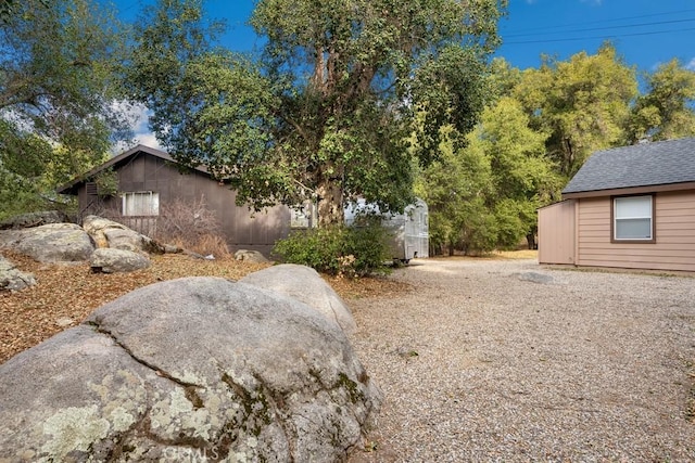 view of side of property