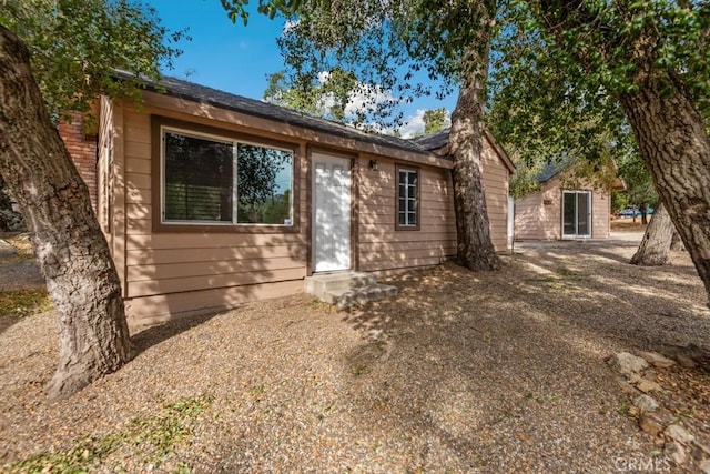 view of rear view of house