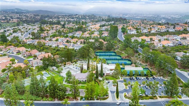 bird's eye view featuring a residential view