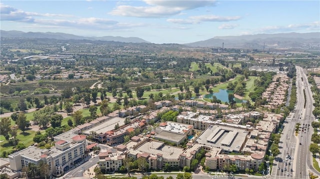 24535 Town Center Dr Unit 6309, Valencia, CA 91355 - aerial view of a water and mountain view