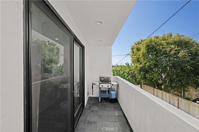 balcony with grilling area