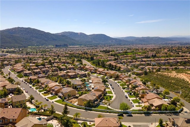 33077 Monte Dr, Temecula, CA 92592 - birds eye view of property with a residential view and a mountain view