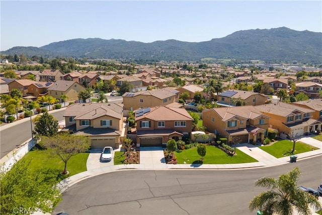 33077 Monte Dr, Temecula, CA 92592 - drone / aerial view featuring a residential view and a mountain view