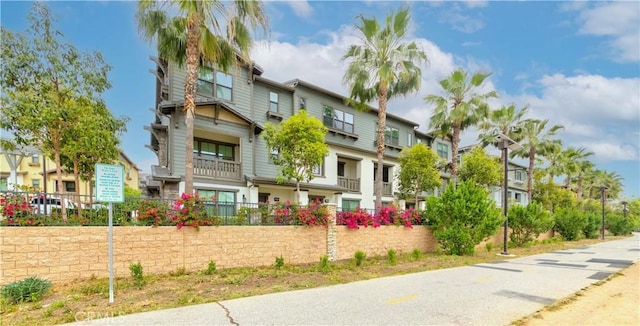 view of property featuring a residential view