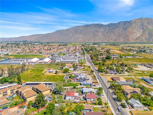 270 San Jacinto St, San Jacinto, CA 92544 - bird's eye view with a mountain view
