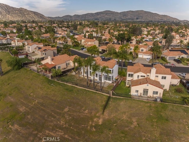 10917 Breezy Meadow Dr, Moreno Valley, CA 92557 - aerial view featuring a mountain view and a residential view