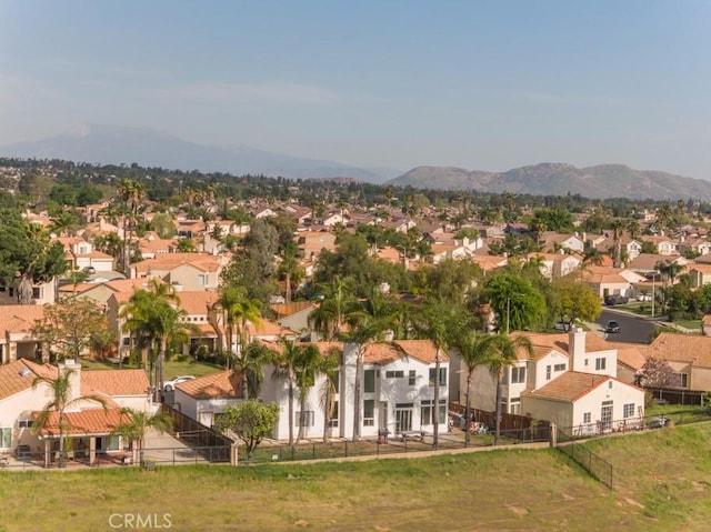 10917 Breezy Meadow Dr, Moreno Valley, CA 92557 - drone / aerial view featuring a residential view and a mountain view