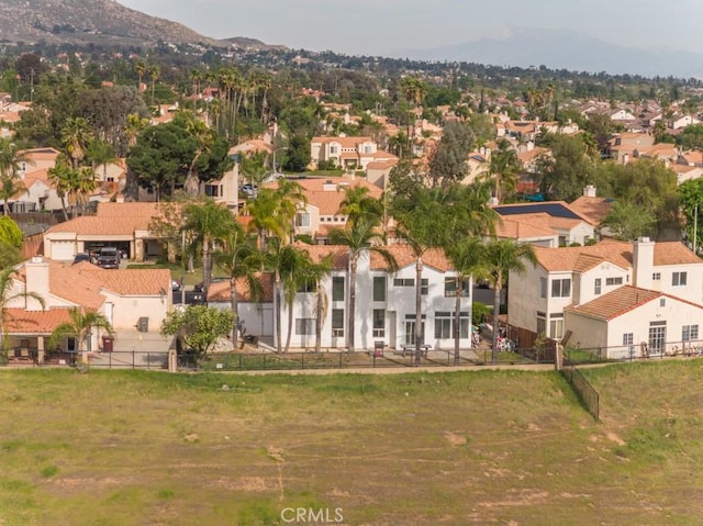 10917 Breezy Meadow Dr, Moreno Valley, CA 92557 - birds eye view of property with a mountain view and a residential view