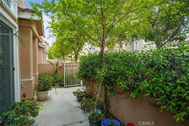 view of patio / terrace with fence