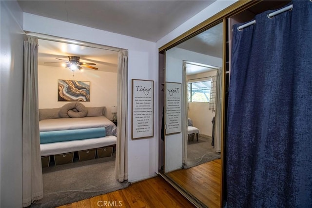 2484 Hanning Ave, Altadena, CA 91001 - hallway featuring wood finished floors