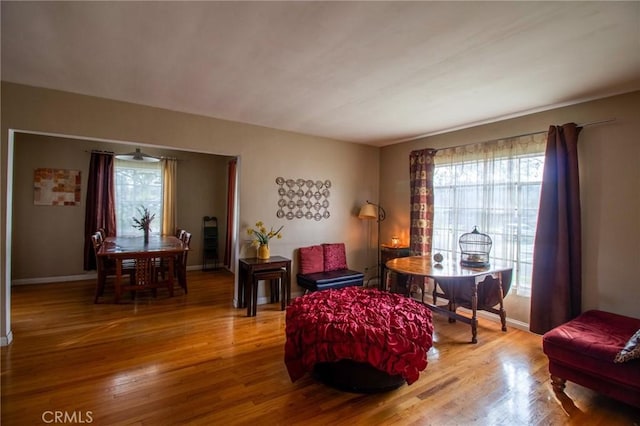 2484 Hanning Ave, Altadena, CA 91001 - sitting room with wood finished floors and baseboards