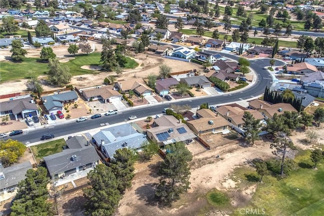 drone / aerial view featuring a residential view