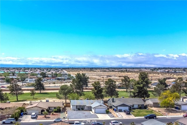 drone / aerial view featuring a residential view