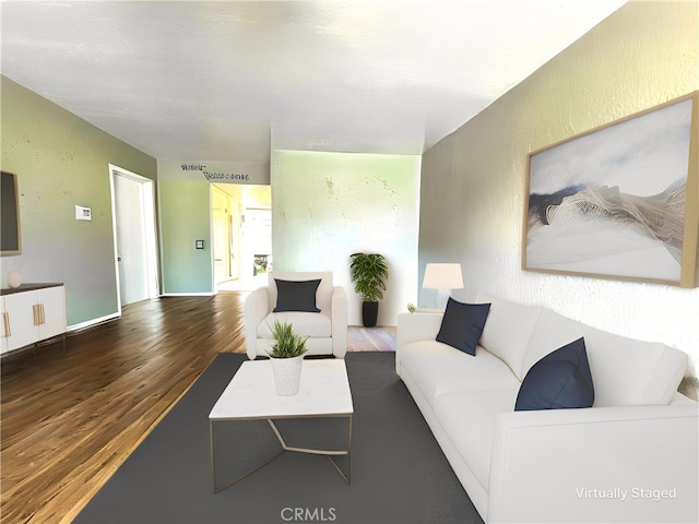 1120 S Yorktown St, Ridgecrest, CA 93555 - living room with wood finished floors
