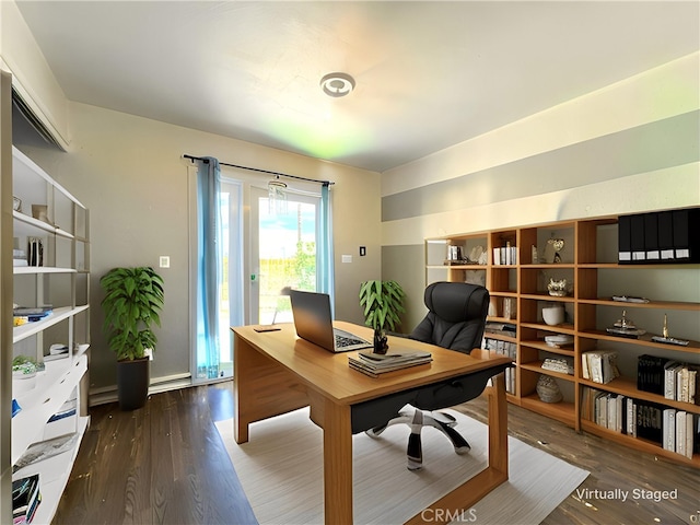 1120 S Yorktown St, Ridgecrest, CA 93555 - office with wood finished floors
