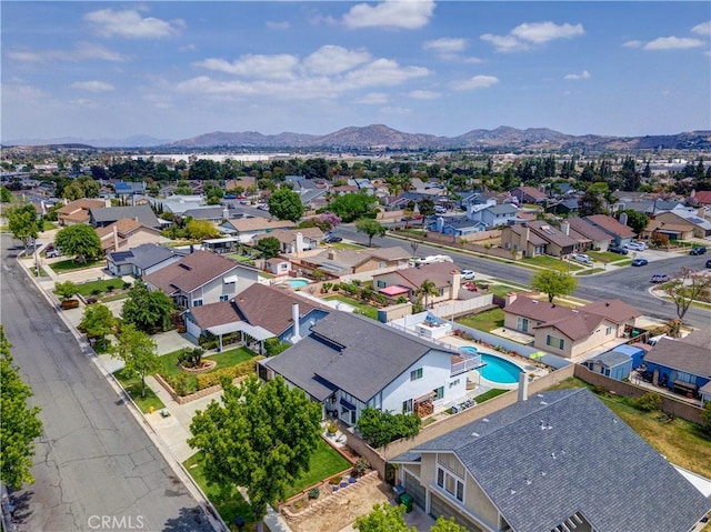 917 Brandywine Ln, Corona, CA 92880 - aerial view of residential area with a mountain backdrop