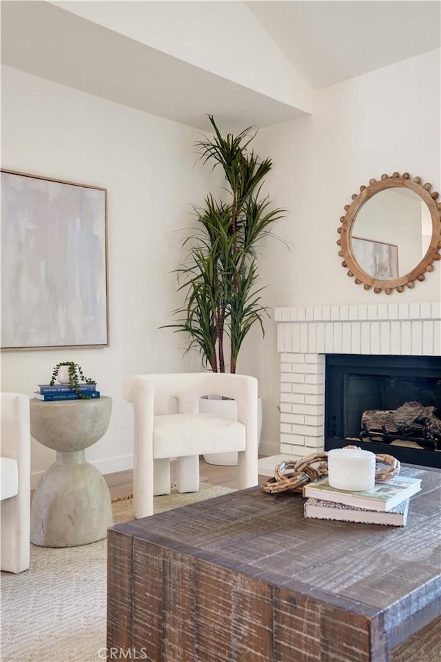 2720 E Walnut Ave Unit 10, Orange, CA 92867 - detailed view of a brick fireplace