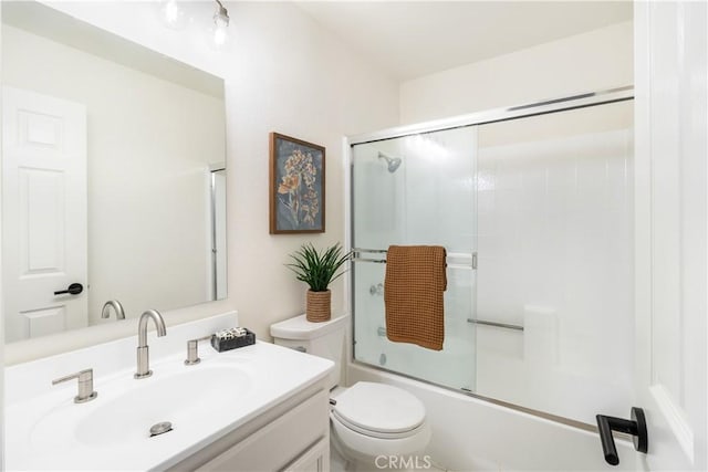 2720 E Walnut Ave Unit 10, Orange, CA 92867 - full bath with vanity, toilet, and shower / bath combination with glass door