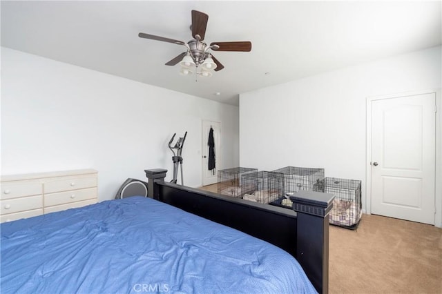 6651 Darling Ln, San Bernardino, CA 92407 - bedroom featuring ceiling fan and carpet floors