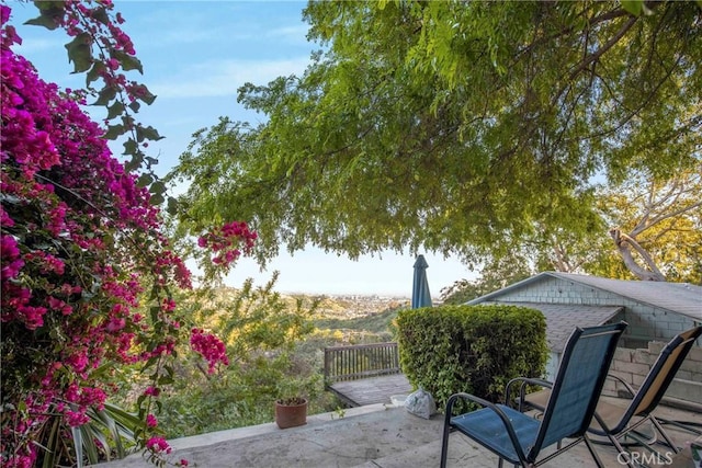 view of patio