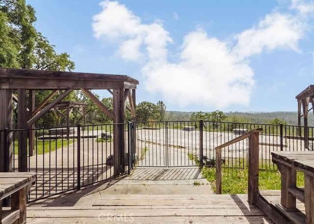 79 Indian Rock Dr, Oroville, CA 95966 - view of wooden terrace