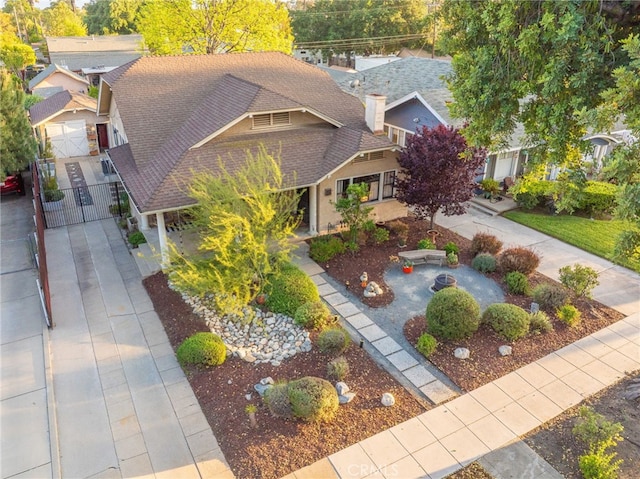 bird's eye view