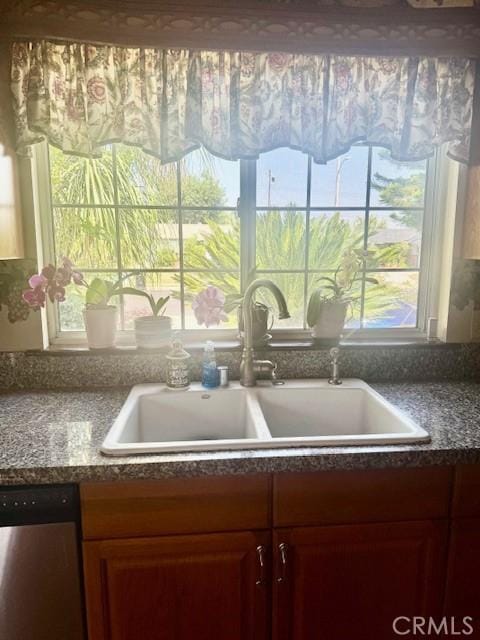 1711 S Washington Ave, Glendora, CA 91740 - kitchen with a sink, stainless steel dishwasher, and healthy amount of natural light