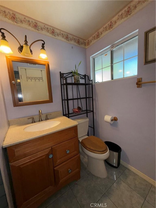 1711 S Washington Ave, Glendora, CA 91740 - bathroom with vanity and tile patterned flooring