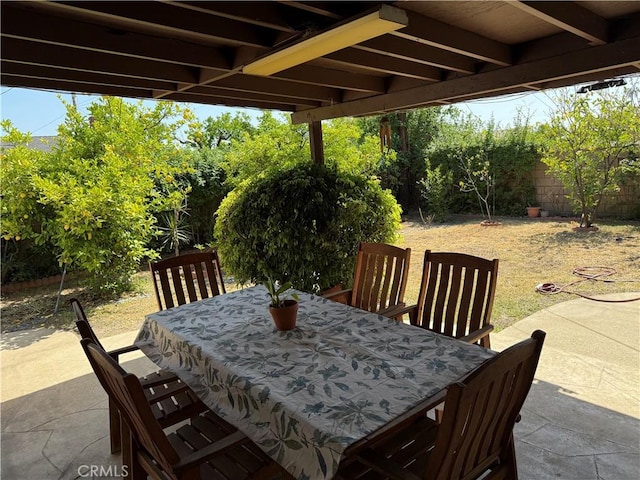 1711 S Washington Ave, Glendora, CA 91740 - view of patio featuring outdoor dining space