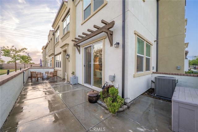 4160 S Bodega Way Unit 2, Ontario, CA 91761 - view of patio / terrace featuring central AC and an outdoor living space