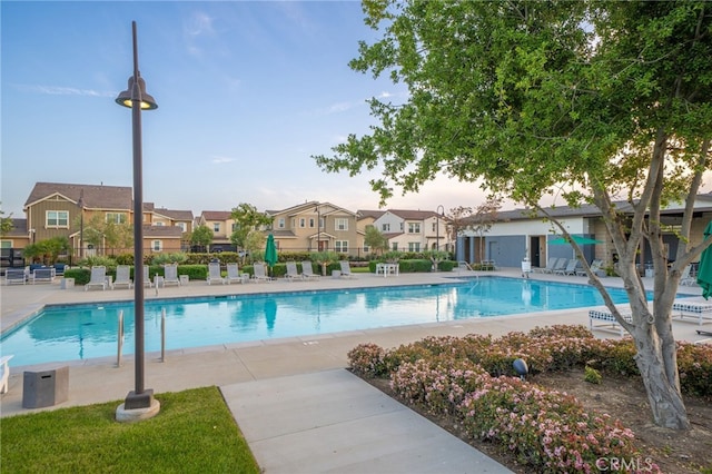 4160 S Bodega Way Unit 2, Ontario, CA 91761 - community pool featuring a residential view and a patio