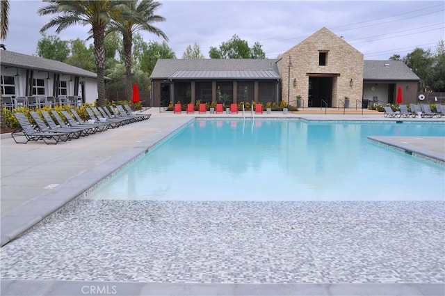 view of community pool